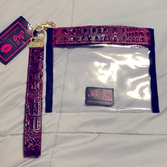 make up junkie Handbags - Make Up Junkie Wristlet
